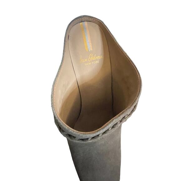 Sam Edelman Alison Mule Olive Suede Women's Size 9.5 New in Box - Picture 5 of 11